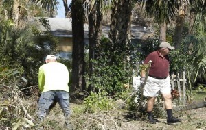 Volunteers from Rotary