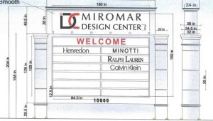 Miromar Design Center signage