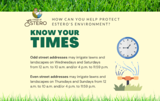 Know Your Irrigation Times