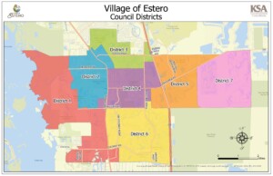 Village of Estero Council Districts