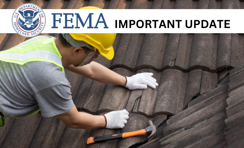 Important FEMA Update