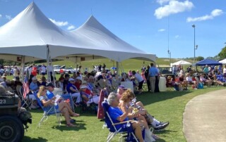 Veterans Day Celebration Crowd